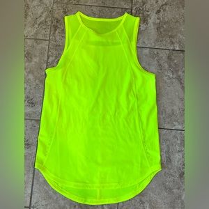 Highlight Yellow Lululemon Sculpt Tank